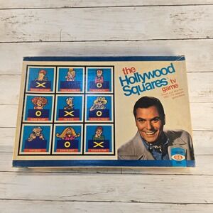 Vintage 1974‎ The Hollywood Squares TV Game Ideal Peter Marshall 70s Board Game